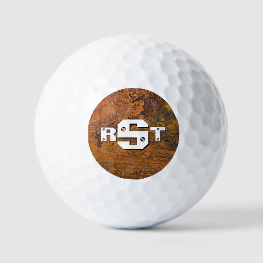 3 Anfänglicher Buchstabeneintrag für rostfreie Sta Golfball (Vorderseite)