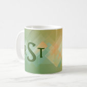 3 Anfangsbuchstabe Grün bis braun Kaffeetasse (Vorderseite Links)