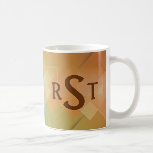 3 Anfangsbuchstabe Grün bis braun Kaffeetasse (Rechts)