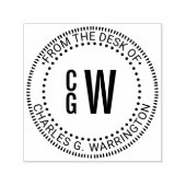 3 Anfangsbuchstabe Monogramm Bx aus dem Schreibtis Permastempel (Design)