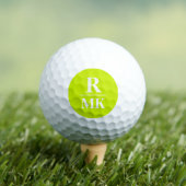 3 Anfangsbuchstaben Acid Yellow fast grün Golfball (Insitu T-Shirt)