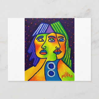 3 Angegangen von Piliero Postkarte