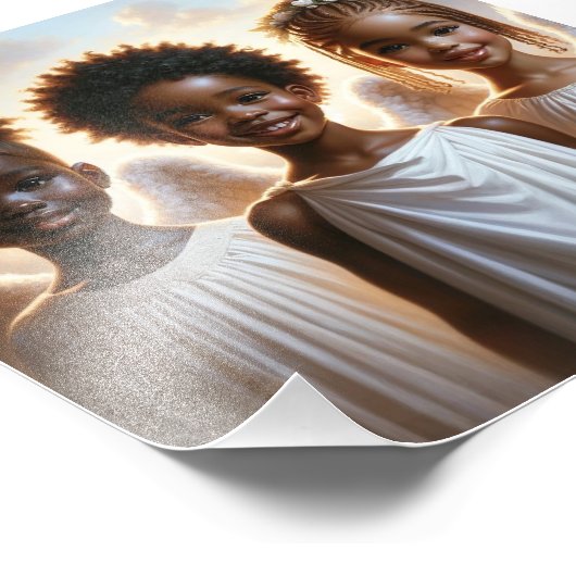 3 Angel Kidz Premium Satin Foto Paper (Ecke)