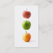 3 Äpfel Visitenkarte (Rückseite)