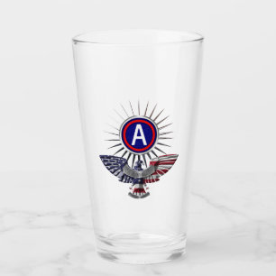 3. Armee Patch Spiked Rahmen Glas