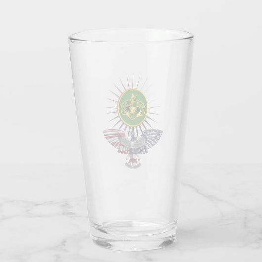 3. Armored Cav Regiment Custom Eagle Glass Cup Glas (Rückseite)