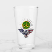 3. Armored Cav Regiment Custom Eagle Glass Cup Glas (Vorderseite)