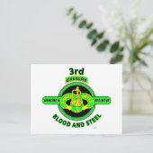 3. ARMORED CAVALRY REGIMENT "BRAVE RIFLES" POSTKARTE (Stehend Vorderseite)