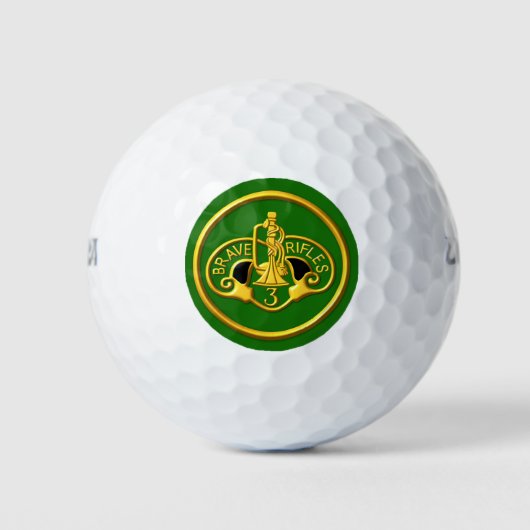 3. Armored Cavalry Regiment Golf Balls Golfball (Vorderseite)