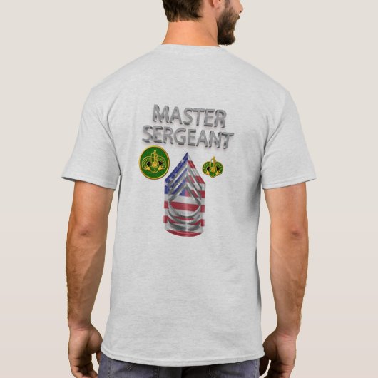 3. Armored Cavalry Regiment Master Sergeant T-Shirt (Rückseite)
