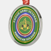 3. Armored Cavalry Weihnachten Ornament Aus Metall (Links)