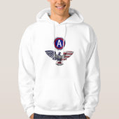 3. ARMY ARCENT HOODIE (Vorderseite)