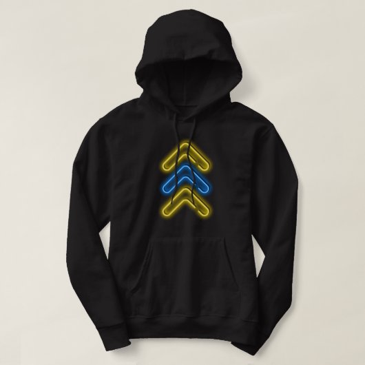 3 Arrows Down Syndrome Awareness Hoodie (Design vorne)