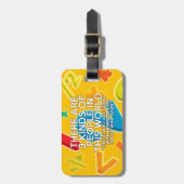 3 Arten von Menschen Math Joke Gepäckanhänger (Vorderseite vertikal)