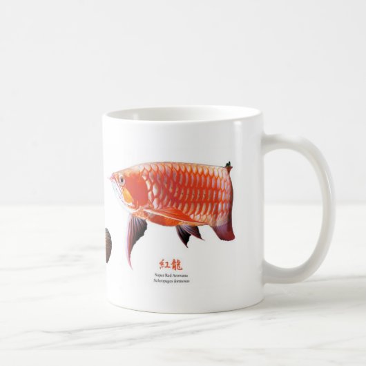 3 Asian Arowanas Kaffeetasse (Rechts)