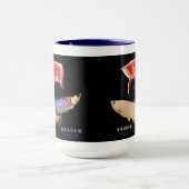 3 Asian Arowanas Tasse (Zentrum)