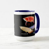 3 Asian Arowanas Tasse (VorderseiteRechts)