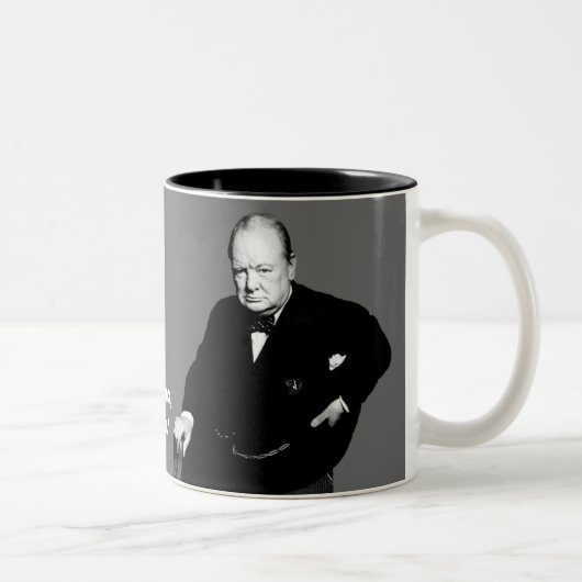 #3 - Auf Haben der Feinde Zweifarbige Tasse (Rechts)