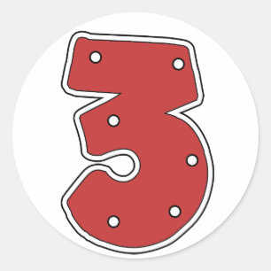 3 Aufkleber