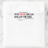 3" Aufkleber "Imam Hussein Quote" (Tasche)