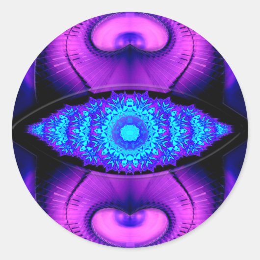 3. Auge Runder Aufkleber (Vorderseite)