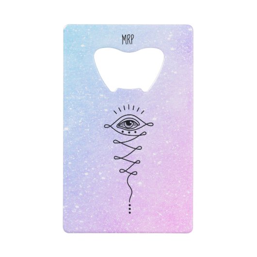 *~* 3 Augen zur Erleuchtung und Nirvana * Geldbeutel Flaschenöffner (Vorderseite)