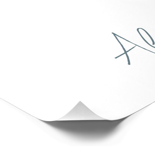 3 Austern - Vertikale Gestaltung Poster (Ecke)