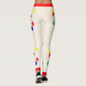# 3 Autismus-Bewusstsein  - Leggings (Rückseite)