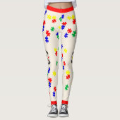 # 3 Autismus-Bewusstsein  - Leggings (Vorderseite)
