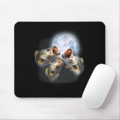 3 B Fische auf dem Mond Funny B Fischen Lover Fish Mousepad (Mit Mouse)