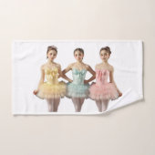 3 bailarinas en tonos suaves Toalla Handtuch (Handtuch)