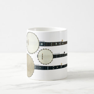 3 Banjo-Tasse Kaffeetasse