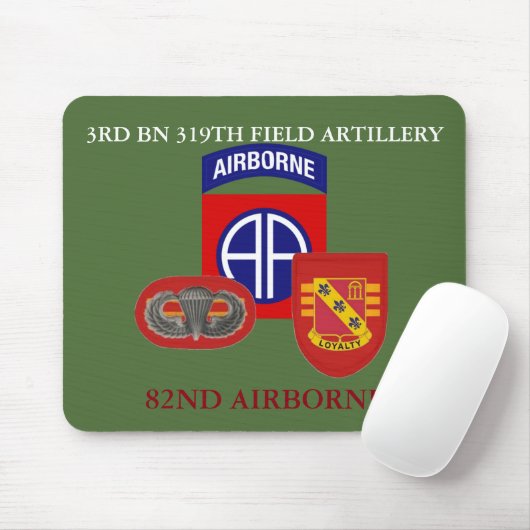 3. BATAILLON-319. FELD-ARTILLERIE MOUSEPAD (Mit Mouse)