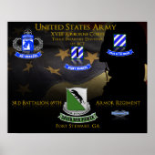3. Bataillon, 69. Rüstung (3-69 AR) Poster (Vorne)