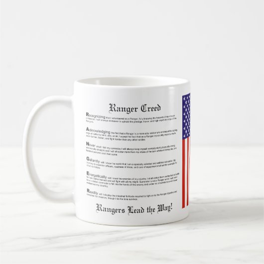 3. Bataillon - 75. Ranger mit Tab-Tasse Kaffeetasse (Links)