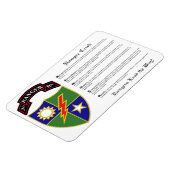 3. Bataillon - 75. Ranger Regiment Magnet 4x6 (Linke Seite)