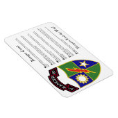 3. Bataillon - 75. Ranger Regiment Magnet 4x6 (Rechte Seite)