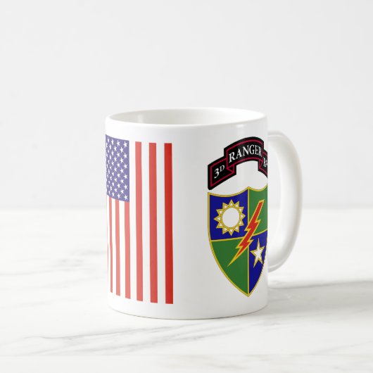 3. Bataillon - 75. Ranger Regiment Tasse (VorderseiteRechts)