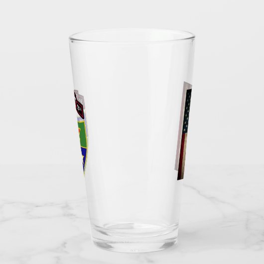 3. Bataillon - 75. Ranger Regiment - US-Flagge - Glas (Links)