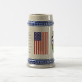 3. Bataillon - 75. Ranger w/Tab Stein Bierglas (Mittel)