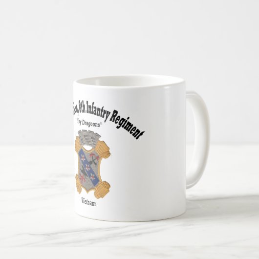 3. Bataillon, 8. Inf "Efeu zwingt" - Schale Kaffeetasse (VorderseiteRechts)