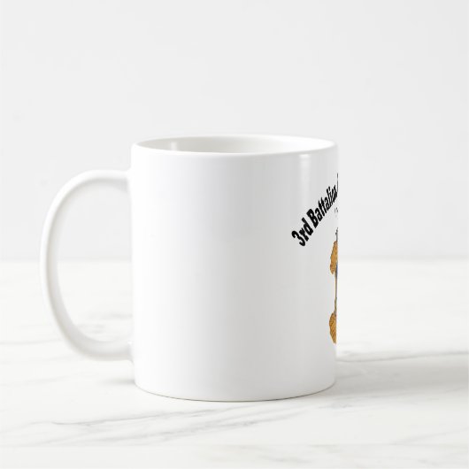 3. Bataillon, 8. Inf "Efeu zwingt" - Schale Kaffeetasse (Links)