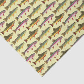 3 Beautiful Foreut - Brook, Rainbow, Brown Seidenpapier (Ausschnitt)