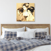 3  beautiful japanese girls leinwanddruck (Insitu (Schlafzimmer))