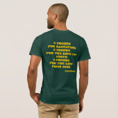 3 BEIFALL (Grün) T-Shirt (Schwarz voll)