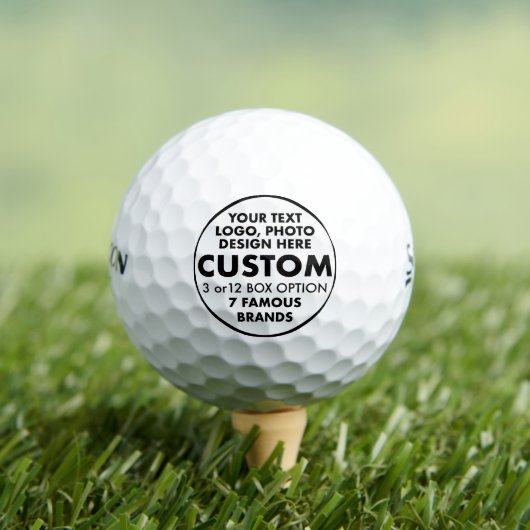 3 Benutzerdefinierte Personalisierte Srixon Soft F Golfball (Insitu T-Shirt)