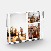 3 Benutzerdefiniertes FotoCollage Personalisiert Fotoblock (Links)