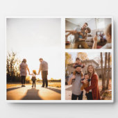 3 Benutzerdefiniertes FotoCollage Personalisiert Fotoplatte (Vorderseite)