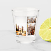 3 Benutzerdefiniertes FotoCollage Personalisiert Schnapsglas (Vorderseite)