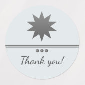 3 Berufliche Beschriftungen für Silbertext spalten Etiketten (Design 2)